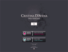 Tablet Screenshot of cristinadavena.it